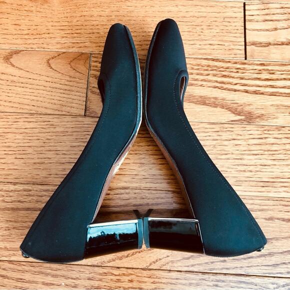 DONALD PLINER Corin Mid Block Heel Black Pump Women’s Size 7 (37.5) - Picture 7 of 10